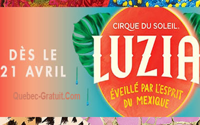 Billets pour le spectacle Luzia du Cirque du Soleil