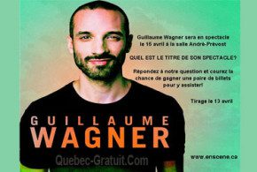 Billets pour le spectacle de Guillaume Wagner