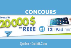Jusqu'à 20000 $ en REEE et 12 iPad mini 2