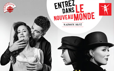 Abonnements annuels au Théâtre du Nouveau Monde