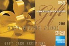 Carte cadeau American Express de 50$