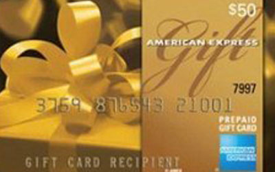 Carte cadeau American Express de 50$