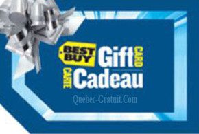 Carte cadeau Best Buy de 100$