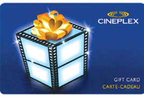 Carte cadeau Cineplex de 50$