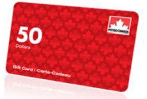 Carte cadeau Pétro-Canada de 50$