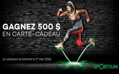 Carte-cadeau Sportium de 500 $