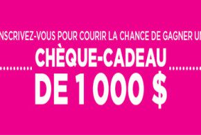 Chèque-cadeau de 1000 $