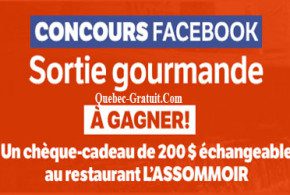 Chèque-cadeau de 200 $ dans un restaurant l'Assommoir