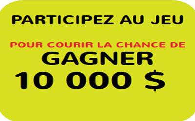 Chèque d'un montant de 10000$