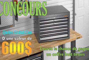 Coffre huit tiroirs de 600$