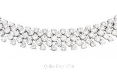 Collier diamant de 4836$