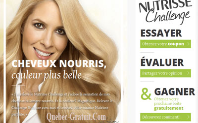 Colorant Nutrisse Gratuit de Garnier