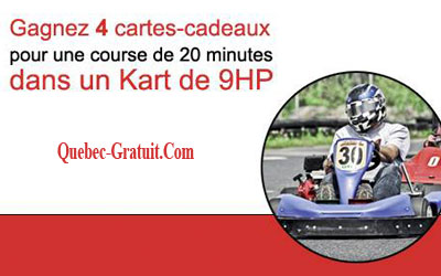 Course de 20 minutes au Karting St-Aphonse