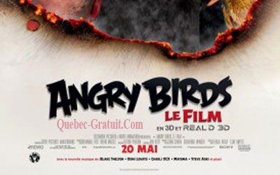 Billets pour un visionnement spécial de Angry Birds