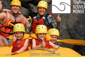 Forfait famille chez Rafting Nouveau Monde