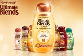 Gamme complète de produits Garnier Whole Blends