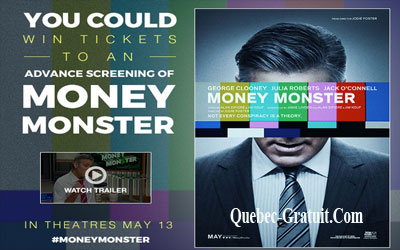 Billets pour l'avant-première de Money Monster