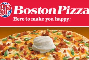 Pizzas et desserts Gratuits chez Boston Pizza