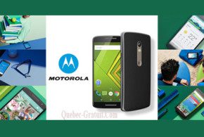 Téléphone Moto X Play doté d'une caméra de 21 mpx