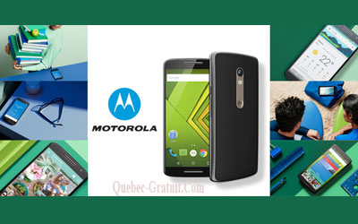 Téléphone Moto X Play doté d'une caméra de 21 mpx