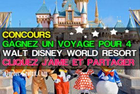 Voyage de 12300$ au Walt Disney World Resort