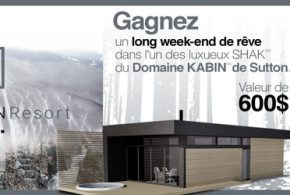 Week-end de rêve dans un SHAK du Domaine KABIN Sutton