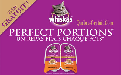 Whiskas Perfect Portions Gratuit