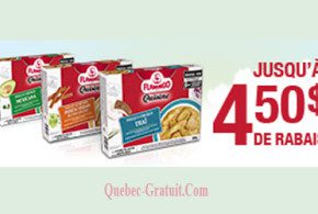 Trois coupons rabais sur Flamingo Quisine