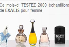 Echantillons gratuits de parfums