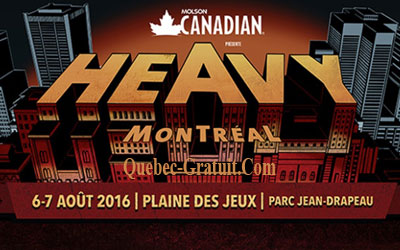 Billets pour le festival Heavy Montréal