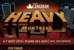Billets pour la journée à Heavy Montréal 2016