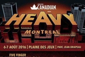 Billets pour la journée à Heavy Montréal 2016