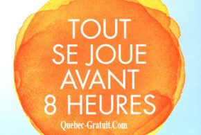 Exemplaire du livre « Tout se joue avant 8 heures »