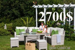 Ensemble de meubles de jardin Bella