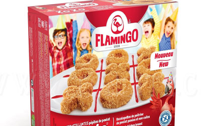 2 paquets de poulet pané Flamingo Gratuit