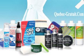 16 produits d’entretien différents