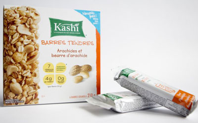 Boîte de barres granola de Kashi pour 0.99$