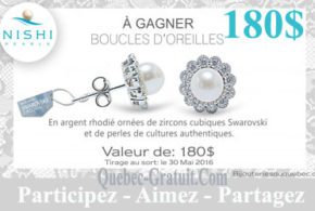 Boucles d'oreilles de 180$