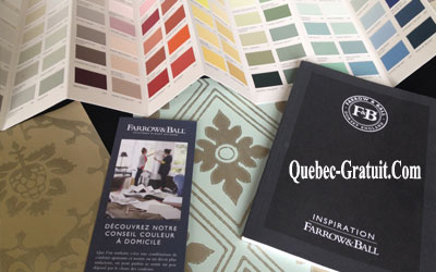 Brochure et carte de couleur Gratuit, Farrow & Ball