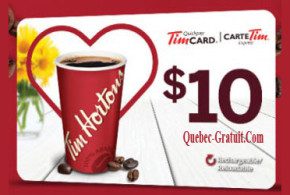Carte Tim Hortons Gratuite