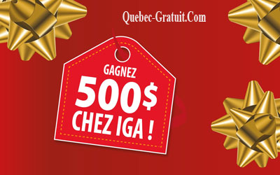 Carte-cadeau IGA de 500$