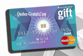 Carte-cadeau Mastercard prépayée de 100 $