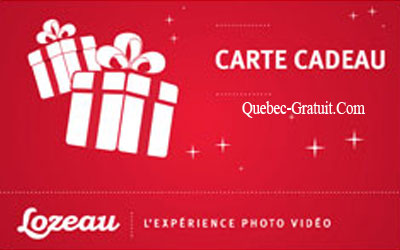 Certificat-cadeau Lozeau de 150$, DVD et plus