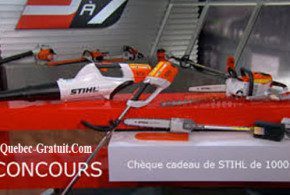 Chèque cadeau de STIHL de 1000 $