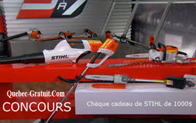 Chèque cadeau de STIHL de 1000 $