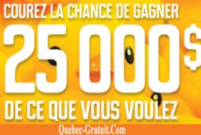 Chèque de 25000 $