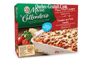 Coupon de 2$, Marie Callender's