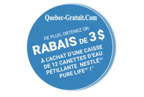 Coupon Rabais Nestlé Pure Life De 3$