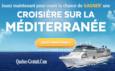 Croisière de 12000$ sur la Méditerranée