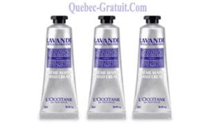 Echantillon Gratuit, Crème Mains Lavande